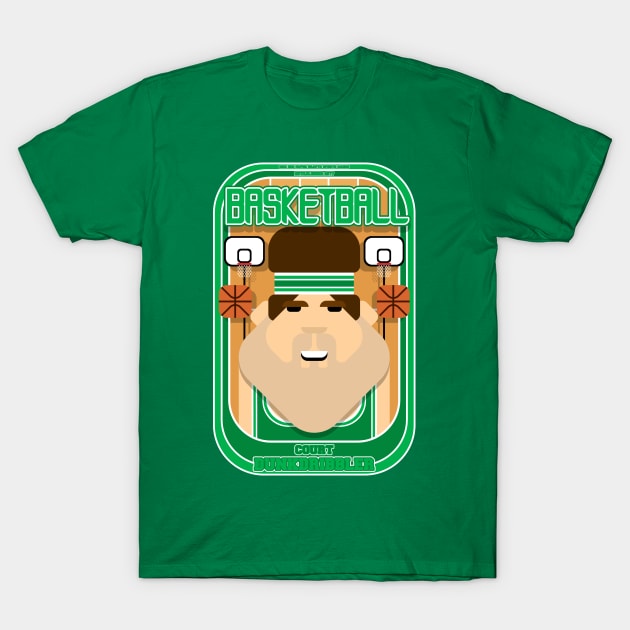 Basketball Green - Court Dunkdribbler - Bob version T-Shirt by Boxedspapercrafts